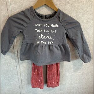 Love you more than all the stars in the sky toddler outfit 4T